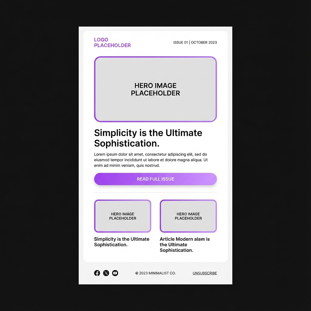 Template Minimalista